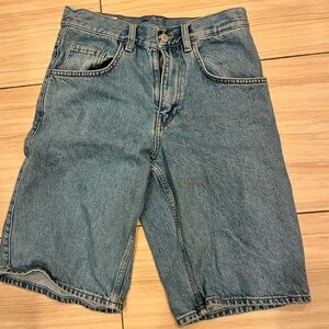 Zara Men's Blue Denim Shorts
